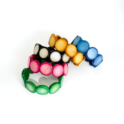 Eclipse Tagua Earrings